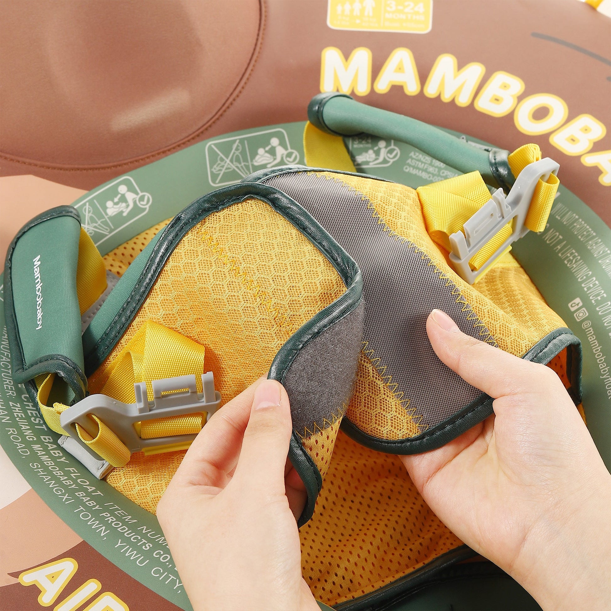 Detail Mambobaby kinsteun - Hoogwaardig, huidvriendelijk PU-materiaal