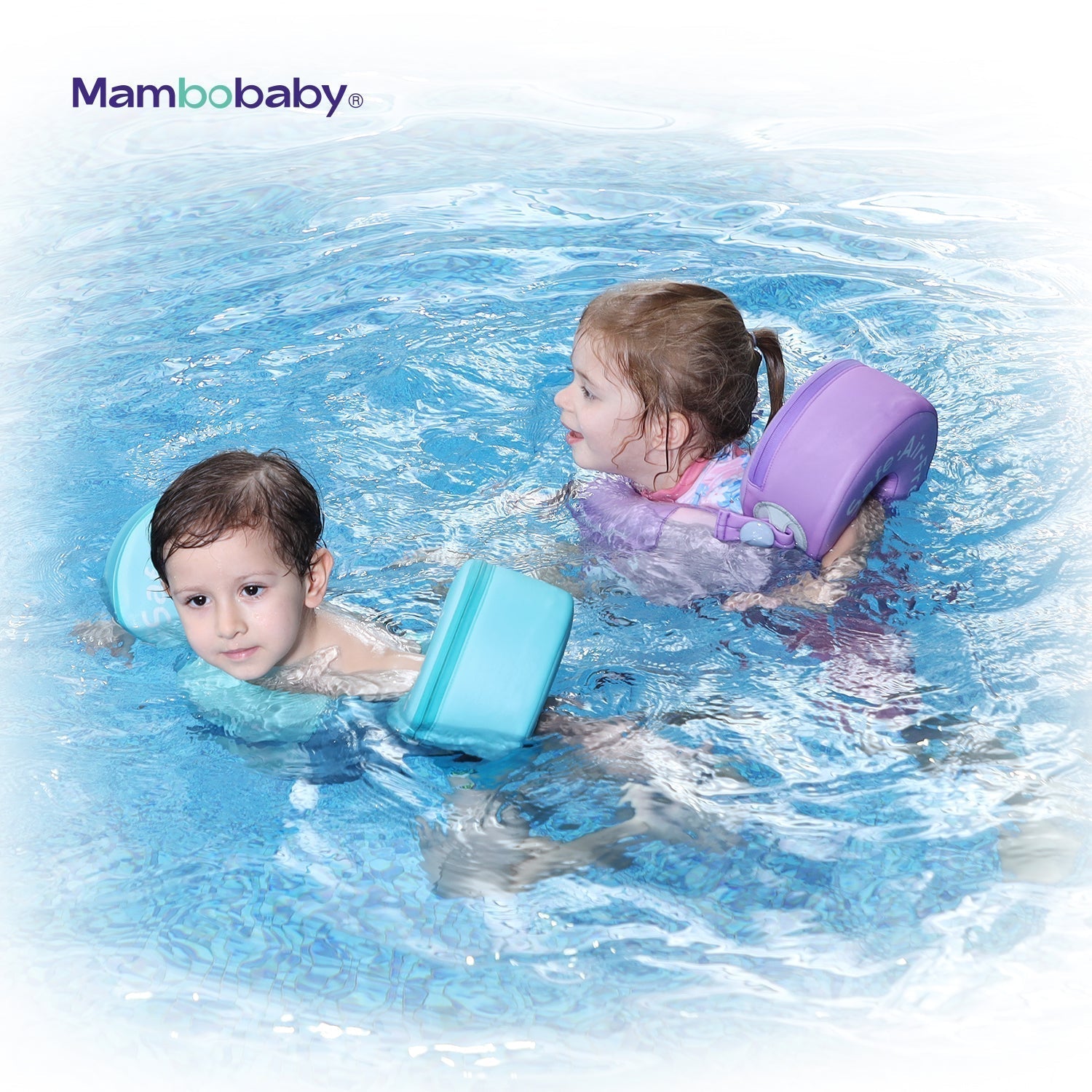Mambobaby™ Air-Free Oefen Zwemset - Luxe zwemvest met afneembare armbanden voor kinderen (3-8 jaar).