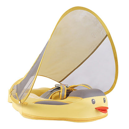 De afneembare UPF 50+ zonnekap van de Mambobaby Eend tegen UV-stralen.